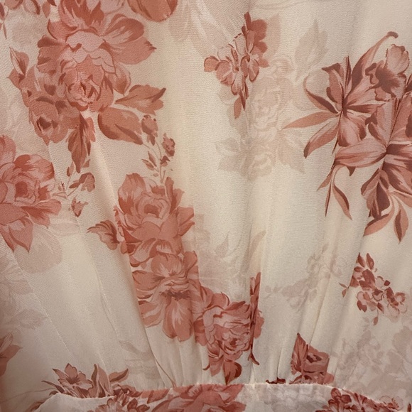 Baltic Born Floral Long Sleeve Dress in Pink and Red - Picture 11 of 16